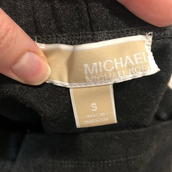 Michael Kors Black Zip Ankle High Rise Leggings S - Picture 3 of 4